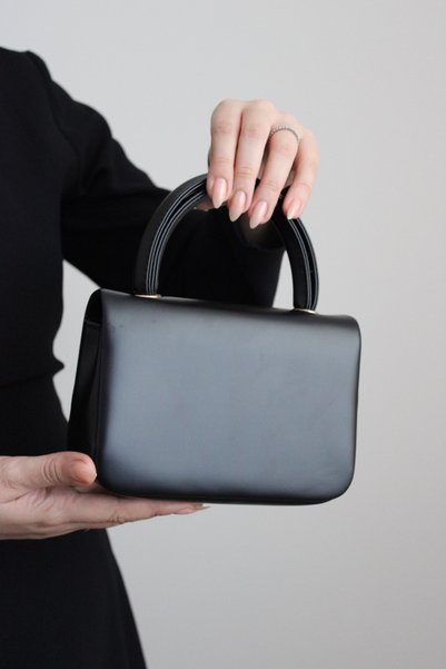 Molie Black Women's Hand and Shoulder Bag Daily and Evening Dress Bag Lena