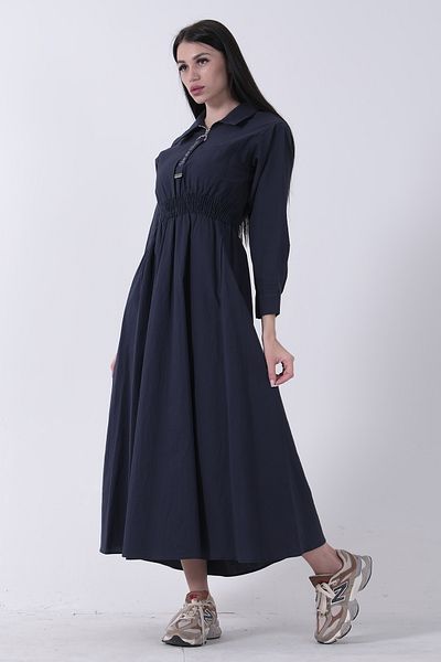 Feminist Navy Blue Collar Zipper Closure Hijab Dress 
 
 No Example Was Given for Gx9688 Men's Shoes. Please Provide More Information or Help on Another Topic.