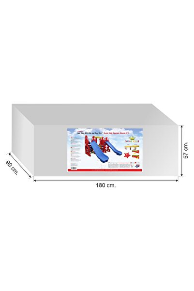 TOYSTAR Kaydırak Ve Salıncak Set - Oyun Parkları - Çocuk Parkı - Oyun Alanı - Büyük Set - Anaokulu - Kreş