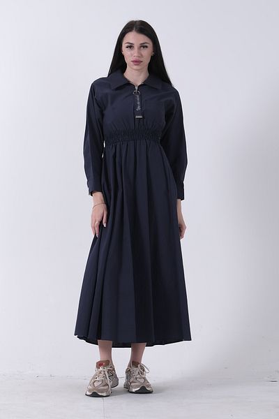 Feminist Navy Blue Collar Zipper Closure Hijab Dress 
 
 No Example Was Given for Gx9688 Men's Shoes. Please Provide More Information or Help on Another Topic.