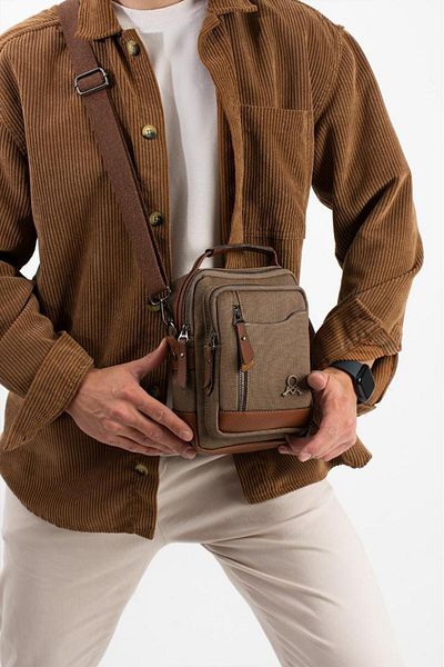 Baginn Мъжка чанта през рамо от плат, 20*12 см, чанта през рамо, мега чанта
