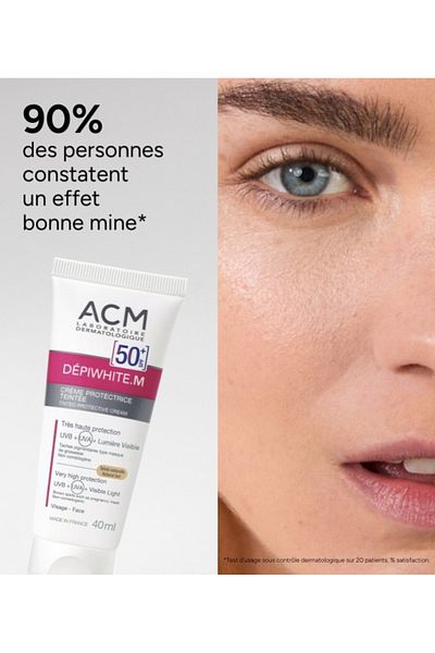 ACM كريم ديبيوايت إم الملون بعامل حماية من الشمس 50+