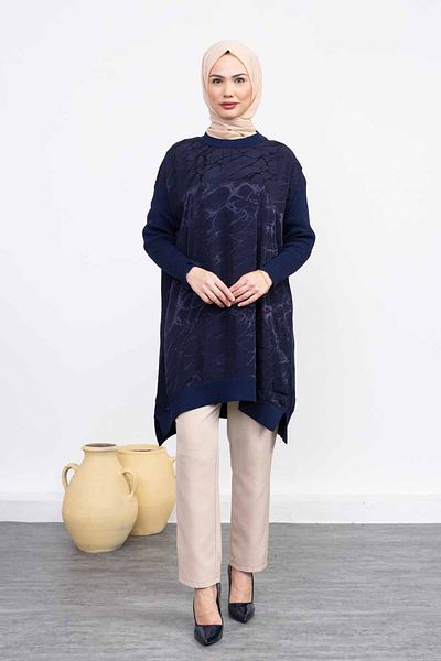 Pamuk Butik Women's Mercerized Knitwear Tunic