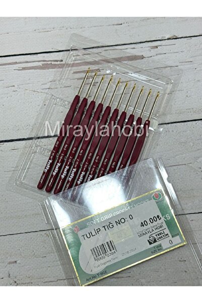 Tulip Elastic Handle Crochet 1 Piece No: 0 (2.10mm)