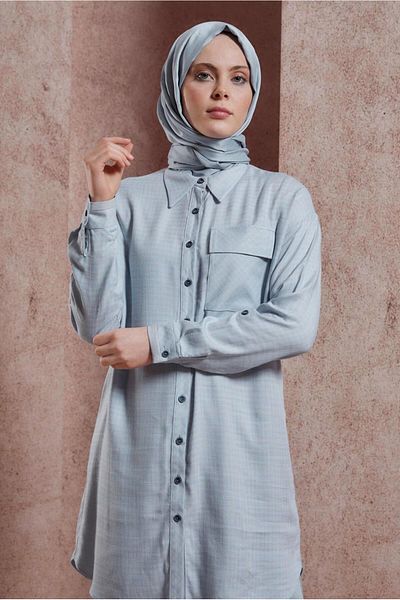 Alvina Τουνίκ με μοτίβο Gingham 44478