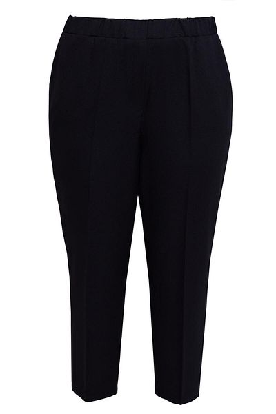 Alvina Plus Size Elastic Waist Trousers - 70639