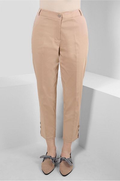 Alvina BUTTON DETAIL HIGH WAIST TROUSERS 70533-1