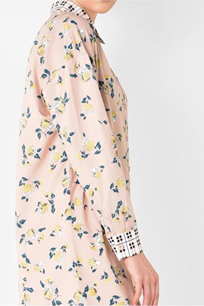 Alvina YAKASI VE MANŞETLERİ EKOSELİ TUNİK 4909