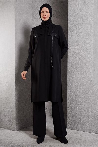 Alvina Shirt Collar Tunic 45194