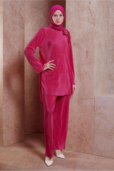 Alvina 44690 Model Pleated Trousers Set