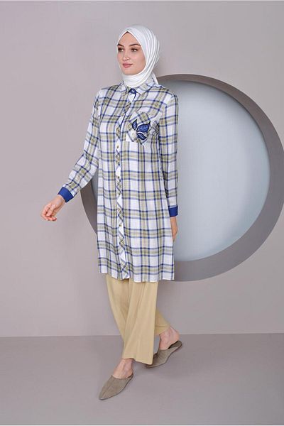Alvina Pocket Embroidered Embroidered Tunic 41390