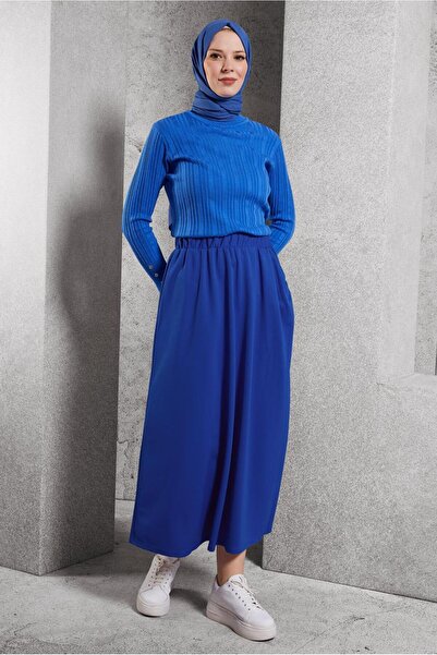 Alvina 60631 Model Elastic Waist Tracksuit Skirt