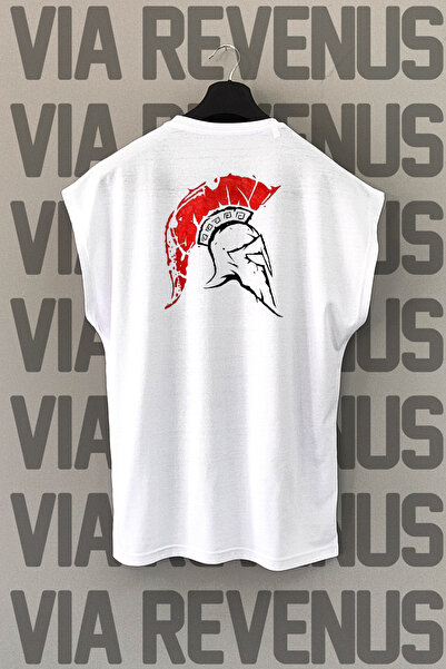 Vordevia Gladiator Back Štampano Zero Sleeve okrugla kragna Sportska majica