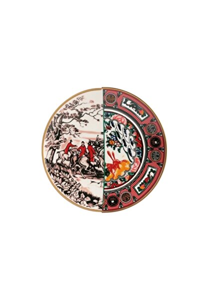 MEVLANA BAZAAR Two Patterned Martin 6-Piece Serving Plate