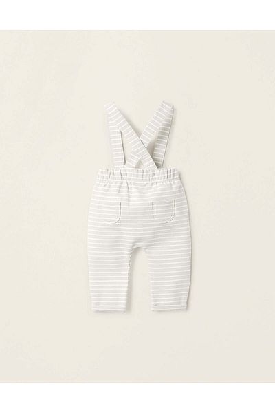 Ziddy Fleece Trousers with Removable Straps for Newborns, Green