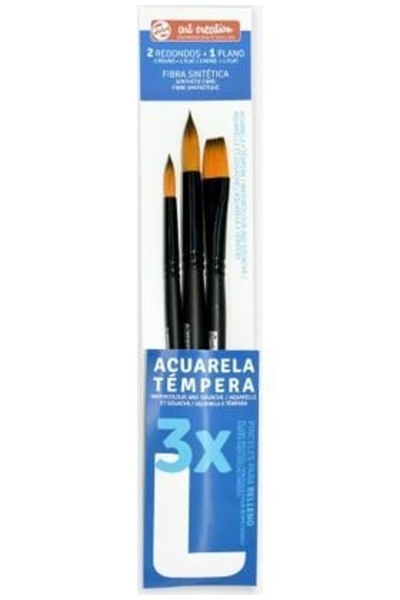 Royal Talens Suluboya Fırçası Seti 3'lü (LARGE) Akrilik-guaj