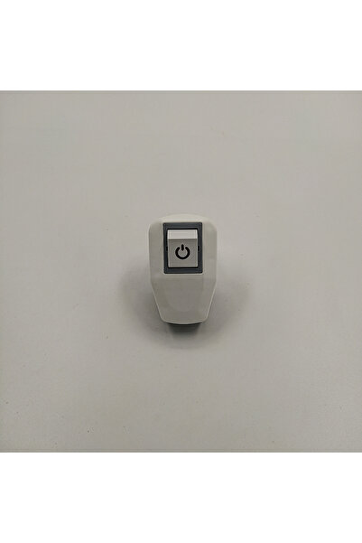 Retro Vitrini Aç Kapa Anahtarlı Topraklı Erkek Fiş Beyaz-Gri