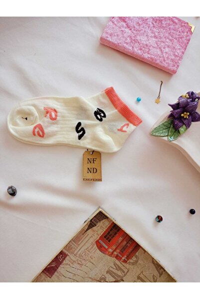 ENEFENDİ Без нос, без шевове, меки, дамски памучни, къси маншети, чорапи с ша...
