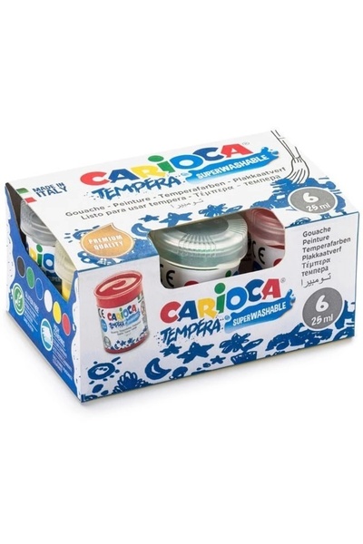 carioca Tempera Boya 25 gr 6 Adet KO022