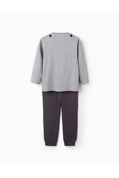 Ziddy Pyjama with Removable Hood for Boys 'Batman', Grey