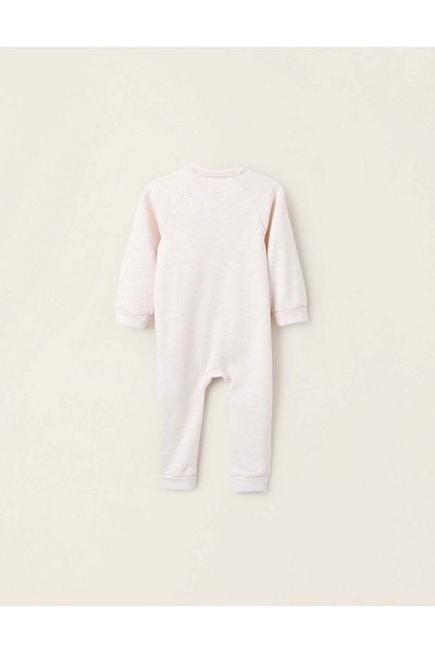 Ziddy Footless Sleepsuit in Interlock for Baby 'Simba', Beige
