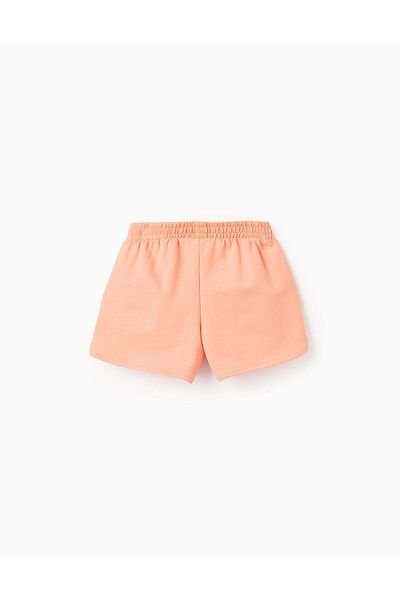 Ziddy Jersey Shorts for Baby Girls 'Wild & Free', Coral