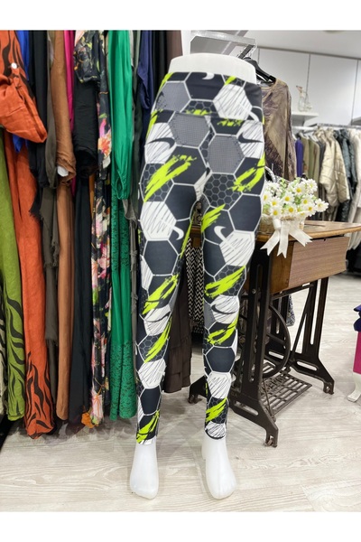 TaytEkspress Ψηφιακό κολάν γυμναστικής με τύπωμα για γυναίκες με ψηλή μέση