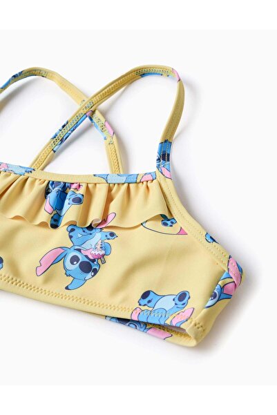 Ziddy Frilled Bikini for Girls 'Stitch', Yellow