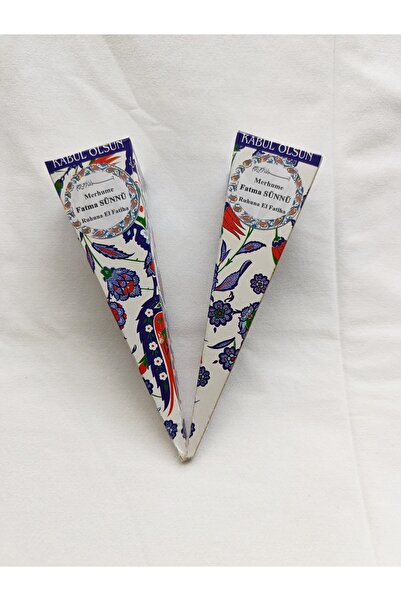 SuNaz Mevlüt Şekeri mevlid hediyesi Çini Desenli Külah Kutu Mevlüt Şekeri 10külah X 50gr