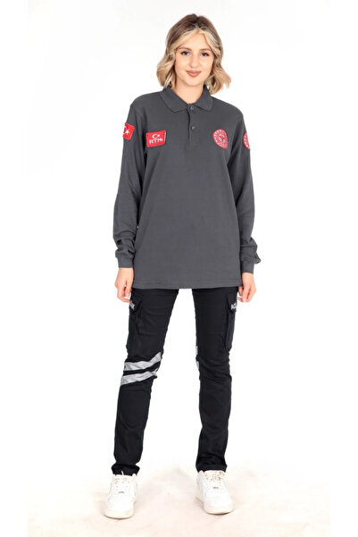 Ekg Medikal 112 Acil Sağlık Lacost Uzun Kollu T-shirt (Unisex)