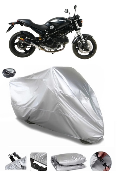 MotoLion حقيبة خلفية من القماش المشمع للدراجات النارية Ducati Hypermotard 796...