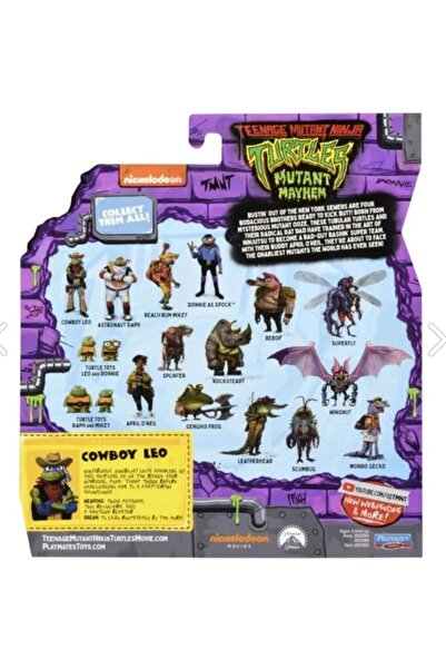 GIOCHI PREZIOSI Turtles Süper Ninja COWBOY LEO