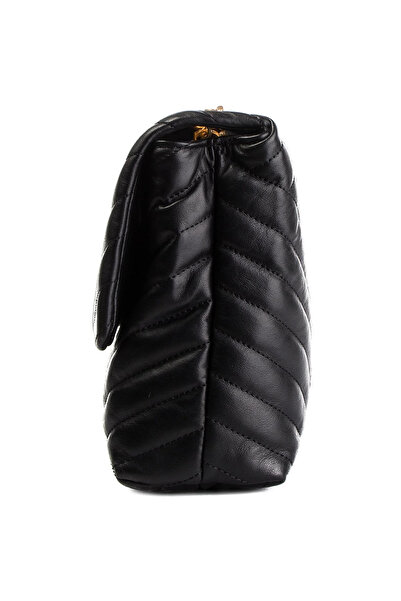 Tory Burch حقيبة كتف كيرا شيفرون الجلدية المبطنة