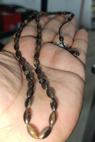 TAŞÇIZADE Buffalo Horn Barley Cut 5 X 10 mm Rosary