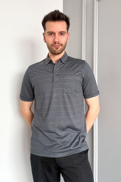 ModaPlaza Ανδρικό μπλουζάκι Mercerized Polo Neck 2517