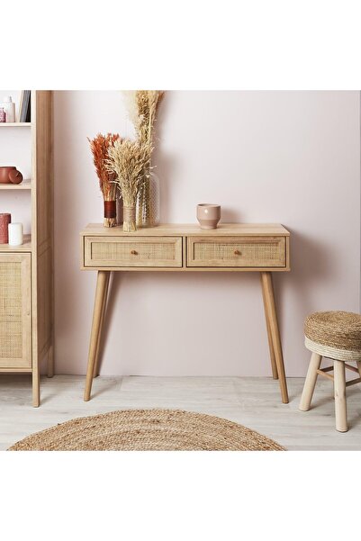 Genel Markalar İskandinav Sapphire Dresuar Jüt Kumaş Dresuar Rattan Bej (Kuru...