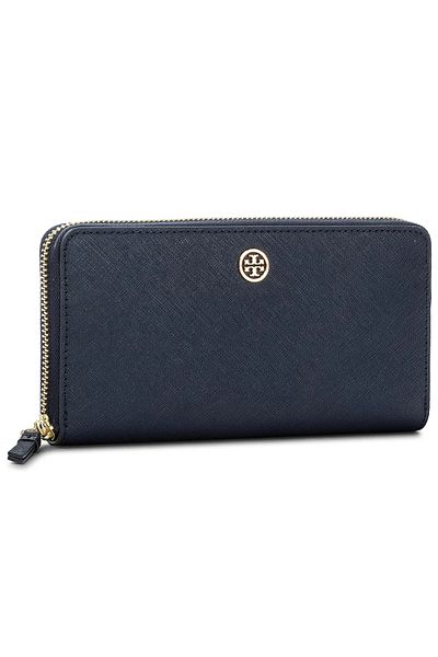 Tory Burch Women's Robinson Zip Continental Leather Wallet