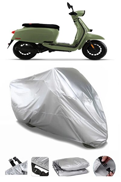 MotoLion حقيبة خلفية من القماش المشمع للدراجات النارية Lambretta V50 خاصة سمي...