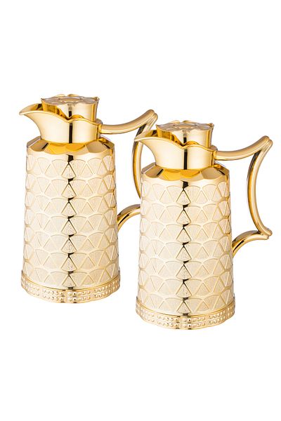 ALSAIF Saif Star Thermos Set, 2 Pieces, 1 Liter