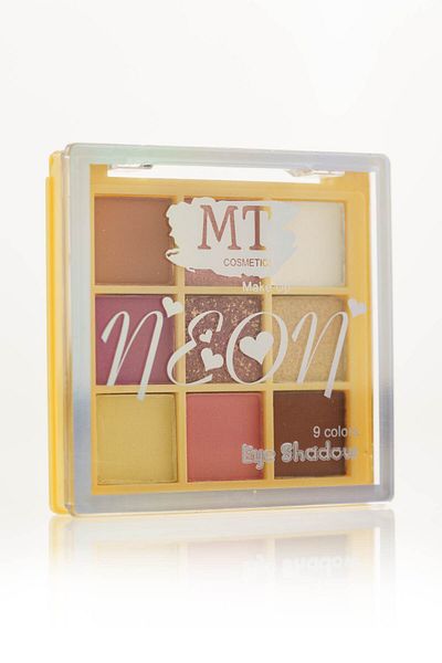 Makeuptime Neon Eyeshadow Palette 9 Colors 01 Model