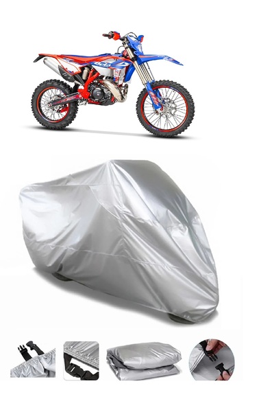 MotoLion لـ Beta RR 300 2T Enduro Racing حقيبة خلفية سميكة للغاية مقاومة للما...