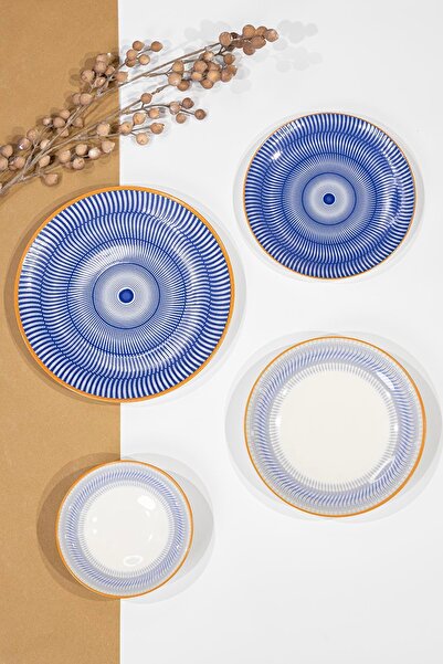 Güral Porselen Atına 24 Parça Yemek Takımı Reaktıf Dg 31113