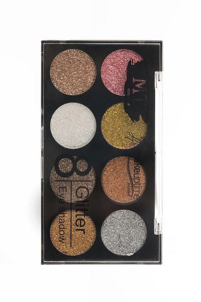 Makeuptime Mt 8 Color Glitter Eyeshadow Palette 01