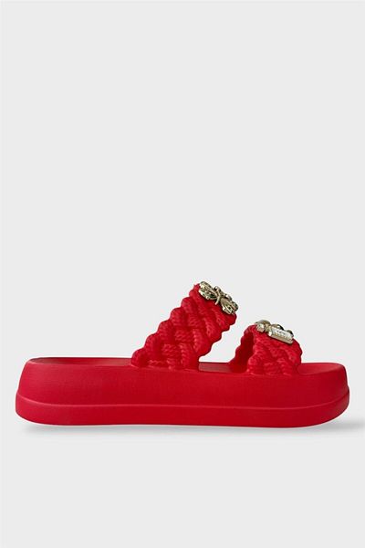 Liger Papuci de zi cu zi pentru femei Red Stone, eleganti si confortabili