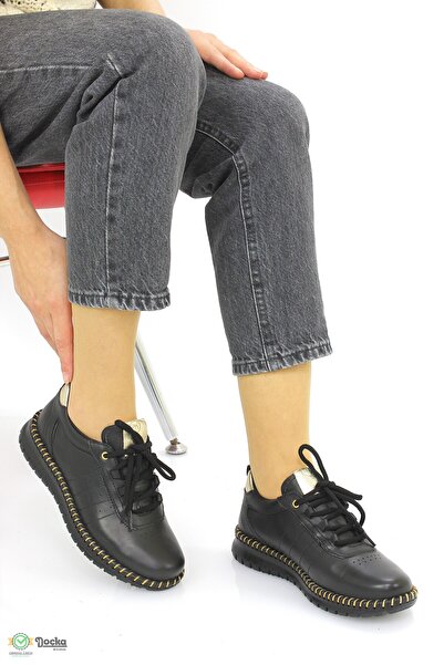 Mammamia Kadın Spor Tarz Ortopedik Günlük Hakiki Deri Ayakkabı M26YA3275