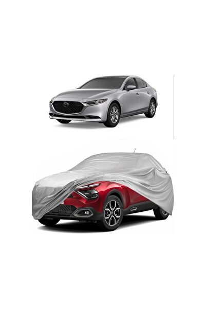 MotoLion غطاء سيارة مازدا 3 سيدان متوافق مع العلامة التجارية الفاخرة
