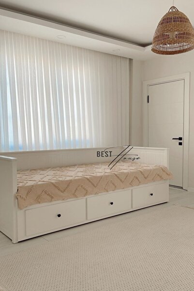 best house decor İskandinav Divan Örtüsü Pike,yatak Örtüsü 130x240 Cm