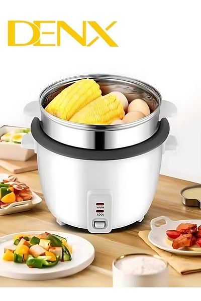 Denx DX2004 - طباخ أرز 2.8 لتر، طباخ أرز كهربائي ذكي