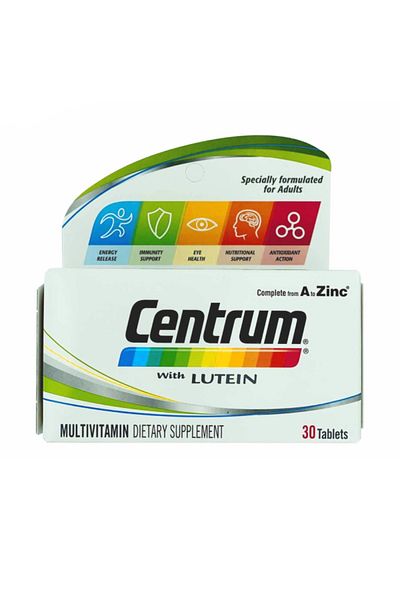 Centrum أقراص لوتين 30 قرصًا