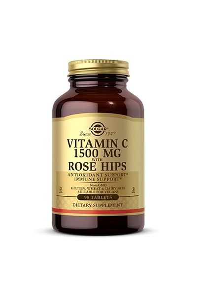 Solgar Vitamin C 1500Mg With Rosehips Tablets 90s